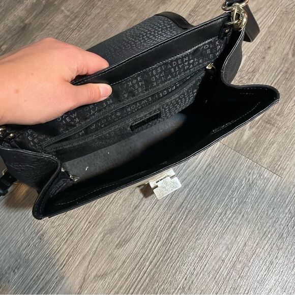 KATE SPADE Magnolia Park Large Laurel Satchel Black Tan Color Block Crossbody - Picture 13 of 15